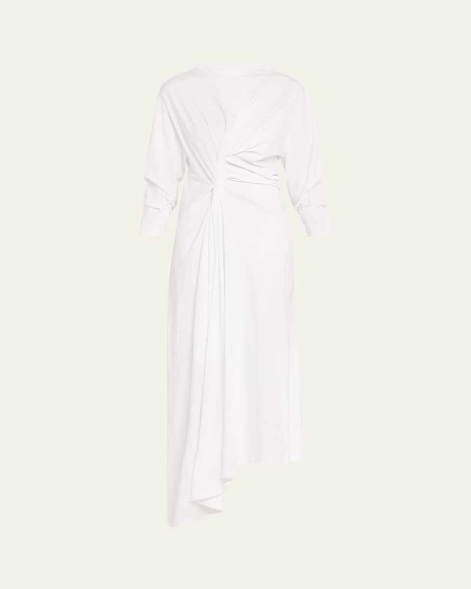 Knotted Jersey Maxi Dress